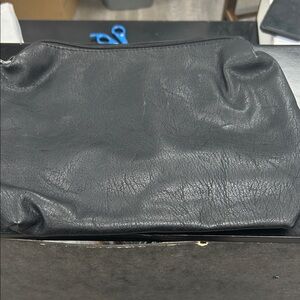 Street Level Black Leather Bag